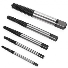 5PCS 3MM-19MM SCREW EXTRACTOR SET SMALL TOOL (GUN METAL)