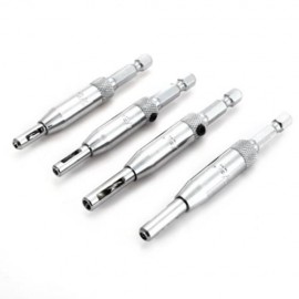 4PCS HEX SHANK DRILL BIT SET PILOT HOLES (SILVER)