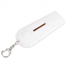 BEER BOTTLE OPENER CAP LAUNCHER SHOOTER WITH KEY RING (WHITE)