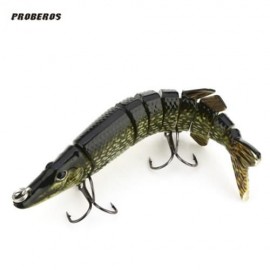 PROBEROS OUTDOOR ARTIFICIAL 9 SECTIONS PIKE FISHING LURE (COLORMIX)