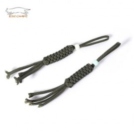 EDCGEAR 2PCS NYLON CORN KNOT ROPE PARACORD (GREEN)