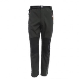 OUTDOOR HIKING TREKKING CLIMBING WINDPROOF WATER RESISTANT WARM SPORTS PANTS (ARMY GREEN)