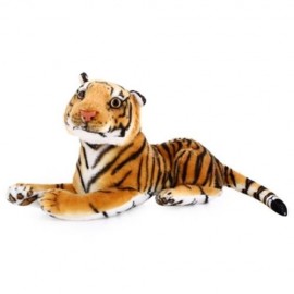 CUTE SIMULATION TIGER DOLL PLUSH TOY GIFT DESK DECOR FOR KIDS (BROWN)
