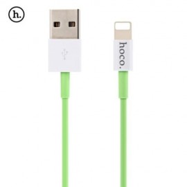 HOCO X8 ORIGINAL SERIES 8 PIN CHARGE DATA TRANSFER CABLE 1M (GREEN)