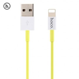 HOCO X8 ORIGINAL SERIES 8 PIN CHARGE DATA TRANSFER CABLE 1M (YELLOW)