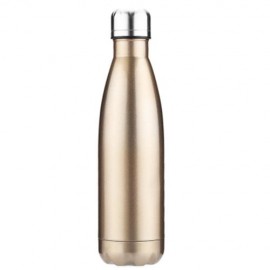 500ML COLA STYLE STAINLESS STEEL CHILDREN ADULTS WATER BOTTLE (GOLDEN)