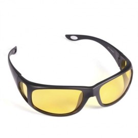 OUTDOOR DRIVING FISHING POLARIZED GLASSES SUNGLASSES GOGGLES (YELLOW)