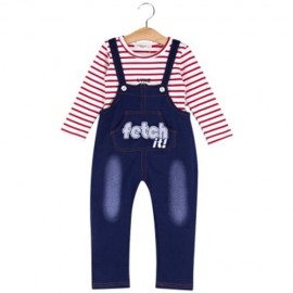 BABIES CASUAL COTTON BLEND T-SHIRT TWINSET (RED)