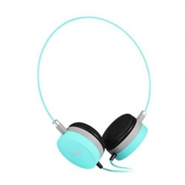 HOCO W3 COLORFUL STEREO WIRED 3.5MM HEADSET HEADPHONES (BLUE)