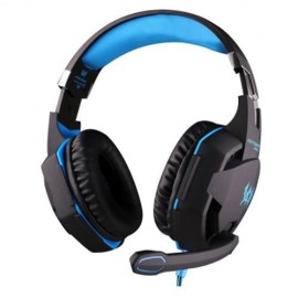 EACH G2100 GAMING HEADSET WITH VIBRATION FUNCTION HIDDEN MIC FOR COMPUTERS GAME (BLUE)