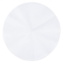 ROUND SILICONE STEAMER MESH PAD BUN BAKING PASTRY TOOL (WHITE)
