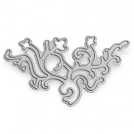 METAL FLOWER VINE DIY CUTTING DIES STENCIL SCRAPBOOK ALBUM PAPER CARD EMBOSSING CRAFT (SIL