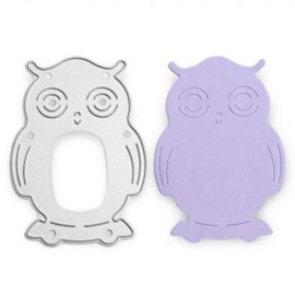 METAL OWL PATTERN DIY CUTTING DIES STENCIL SCRAPBOOK ALBUM PAPER CARD EMBOSSING CRAFT (SIL