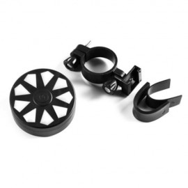 BICYCLE REAR LIGHT 9 DIAMOND TAILLIGHT LED FLASH LAMP (WHITE)