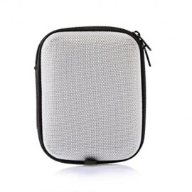 EVA PORTABLE EARPHONES ACCESSORY STORAGE ZIPPER BOX (GRAY)