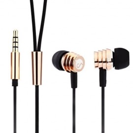 MOGCO M8 HIFI WIRED STEREO EARPHONES HEADPHONES (GOLDEN)