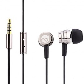 MOGCO M8 HIFI WIRED STEREO EARPHONES HEADPHONES (GRAY)