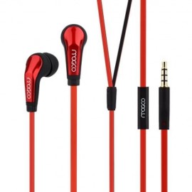 MOGCO M2 HIFI WIRED STEREO EARPHONES HEADPHONES (RED)
