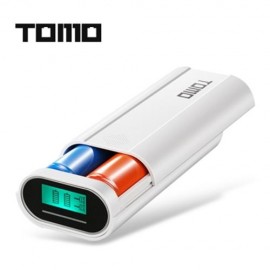 TOMO M2 2 X 18650 LI-ION BATTERY DIY SMART POWER CHARGER (WHITE)