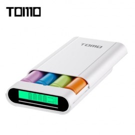 TOMO M4 4 X 18650 LI-ION BATTERY DIY SMART POWER CHARGER (WHITE)