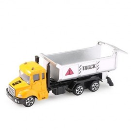 THE NORTH E HOME KIDS ALLOY 1:64 SCALE TROUGH TIPPER TRUCK (DEEP YELLOW)