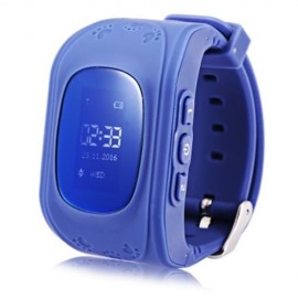 Q50 RUSSIAN VERSION CHILDREN SAFETY MONITORING GPS INTELLIGENT WATCH TELEPHONE (DEEP BLUE)