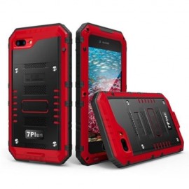 IP68 WATERPROOF DUSTPROOF SHOCKPROOF COVER FOR IPHONE 7 PLUS (RED)