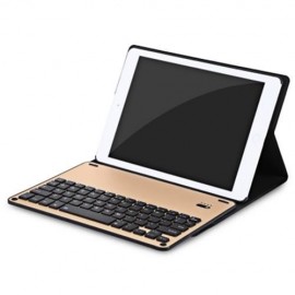 BLUETOOTH 3.0 KEYBOARD COVER FOR IPAD AIR 1 / 2 / PRO 9.7 INCH (GOLDEN)