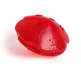 ADJUSTABLE PET DOG LEAKAGE FOOD TOYS BITE RESISTANT DESIGN (RED)