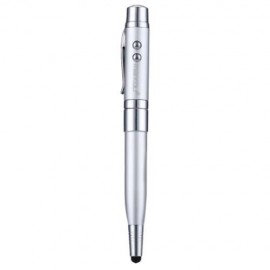 MAIKOU MK - 207 PORTABLE 4 IN 1 LOVELY PEN DESIGN CARD READER (SILVER)