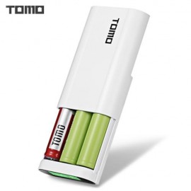 TOMO T3 DIY 3 X 18650 LI-ION BATTERY SMART POWER CHARGER (WHITE)