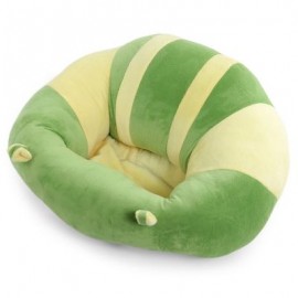 Portable Soft Sofa Floor Seat Cute Cushion Plush Kids Toy (YELLOW   GREEN)