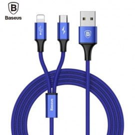 BASEUS RAPID SERIES MICRO USB 8 PIN CHARGING DATA CABLE 1.2M (CADETBLUE)