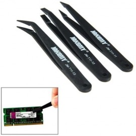 JAKEMY JM - T11 ANTI-STATIC 3 IN 1 NIPPER KIT TWEEZERS REPAIR TOOLS (BLACK)
