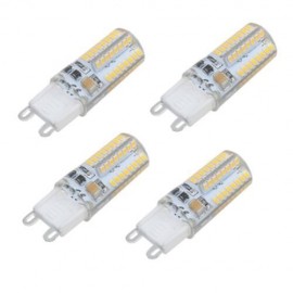 LIGHTME 4PCS G9 AC 110V 3W SMD 3014 64 LEDS BULB LIGHT ENERGY SAVING LAMP (WARM WHITE LIGH