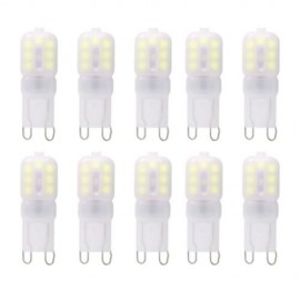 LIGHTME 10PCS G9 AC 110V 2.5W SMD 2835 14 LEDS BULB LIGHT ENERGY SAVING LAMP (COOL WHITE L
