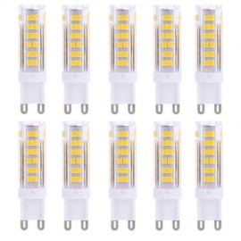 LIGHTME 10PCS G9 AC 110V 3W SMD 2835 75 LEDS BULB LIGHT ENERGY SAVING LAMP (WARM WHITE LIG