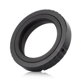 LENS MOUNT ADAPTER RING FOR T / T2 LENS TO CANON EOS CAMERA (BLACK)