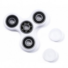 HAND SPINNER EDC FINGER TOY FOR ADHD AUTISM LEARNING (WHITE)
