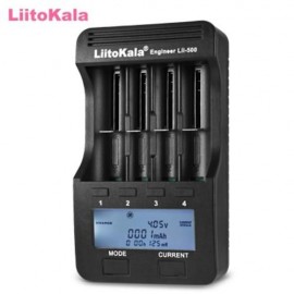 LIITOKALA LII - 500 SMART LCD BATTERY CHARGER FOR 18650 / 26650 / 16340 / 14500 / 10440 BA