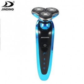 JINDING RQ8508C Three Blades Electric Shaver 4D Floating Safe Razor (BLUE)