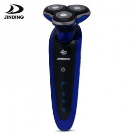 JINDING 5380 Rechargeable Shaver 4D Floating Razor (BLUE)