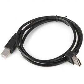 CY U2-288 100CM USB 2.0 A MALE TO B MALE ADAPTER WITH UP DOWN ANGLE FOR PRINTER SCANNER (B