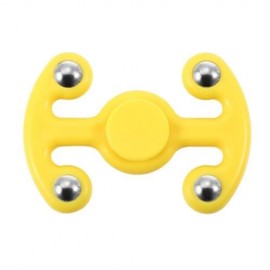 NOVELTY HAND SPINNING FINGER TOY FOR ADULTS AND KIDS (YELLOW)
