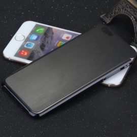 BRUSHED BACK COVER CASE FOR IPHONE 6 - 4.7 INCHES (BLACK)