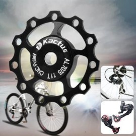 KACTUS GUIDE ROLLER WHEEL REAR DERAILLEUR PULLEY FOR SHIMANO SRAM (BLACK)