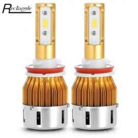 RECTANGLE T23904 H8 PAIR OF CAR LED HEADLIGHT