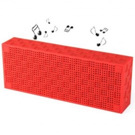 7700 BLUETOOTH 3.0 BRICK STYLE STEREO SPEAKER SUPPORT TF CARD HANDSFREE CALL FUNCTION (RED