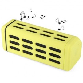 2200 BLUETOOTH 3.0 MUSIC SPEAKER WITH VOLUME CONTROL HANDSFREE CALL FUNCTION (YELLOW AND B