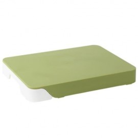 MULTIFUNCTIONAL CUTTING BOARD WITH REMOVABLE DRAWER (GREEN)